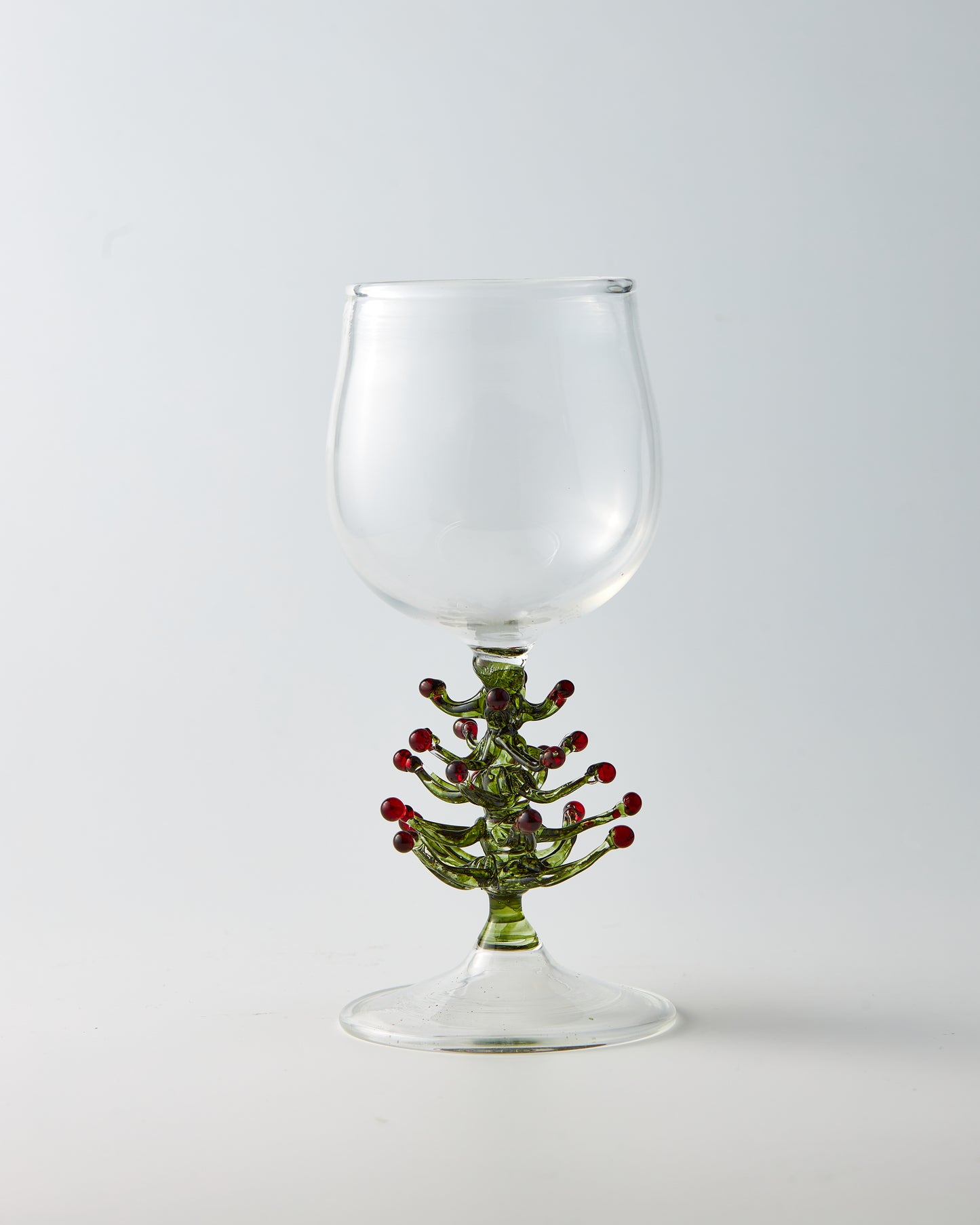 Christmas tree glass