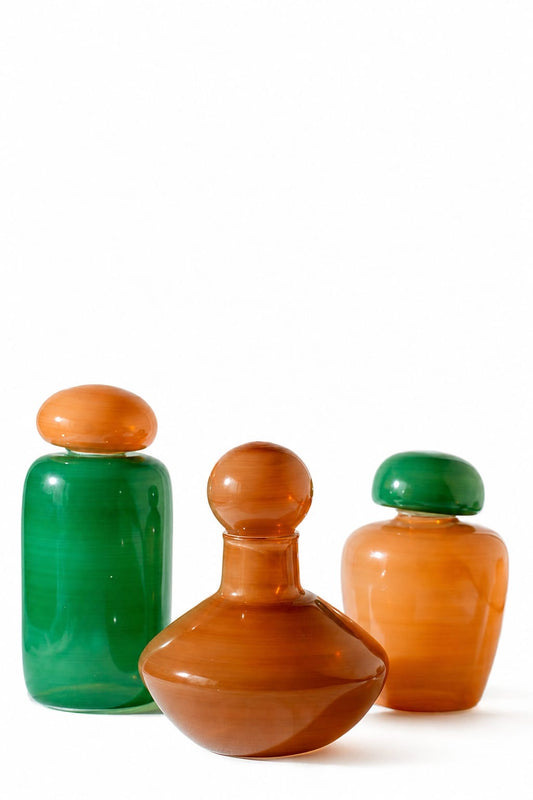 Earth Tone Glass Set
