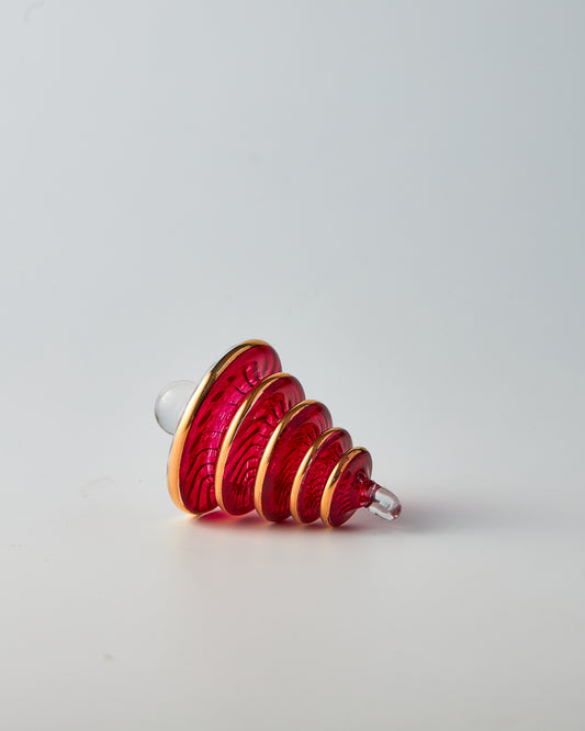 Golden tree ornament