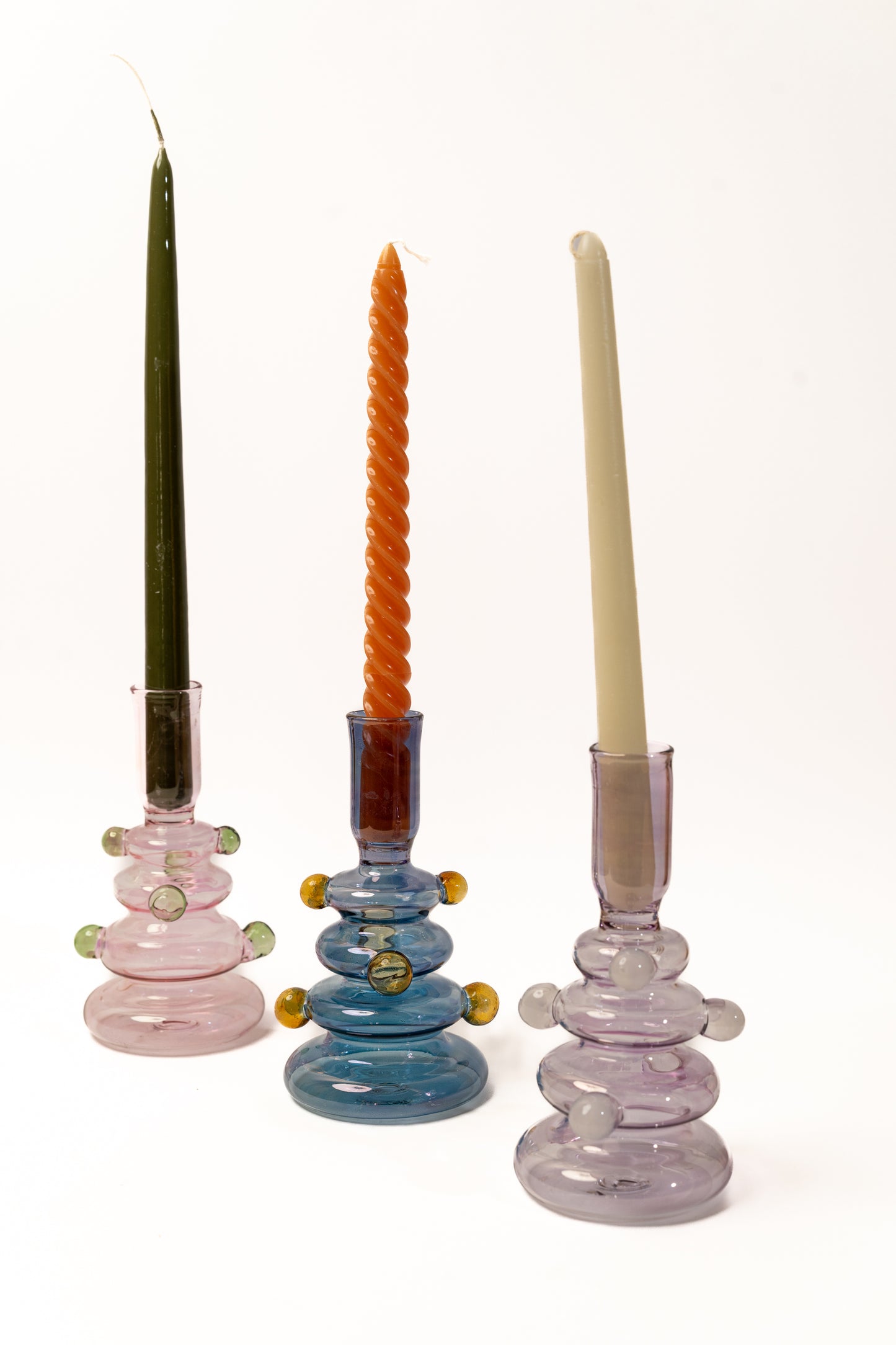 Glow dots candle holder