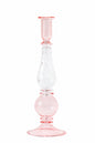 Rose Glass Candle Holder