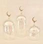 Crescent trio jars