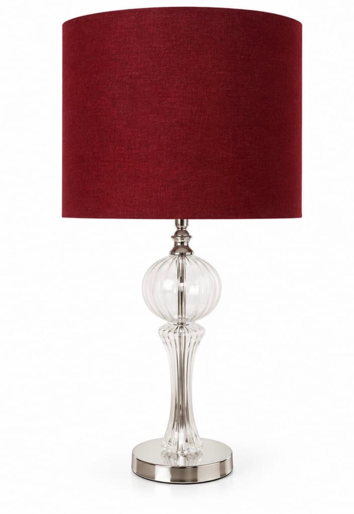 Ruby Glass Lamp