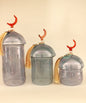 Crescent trio jars