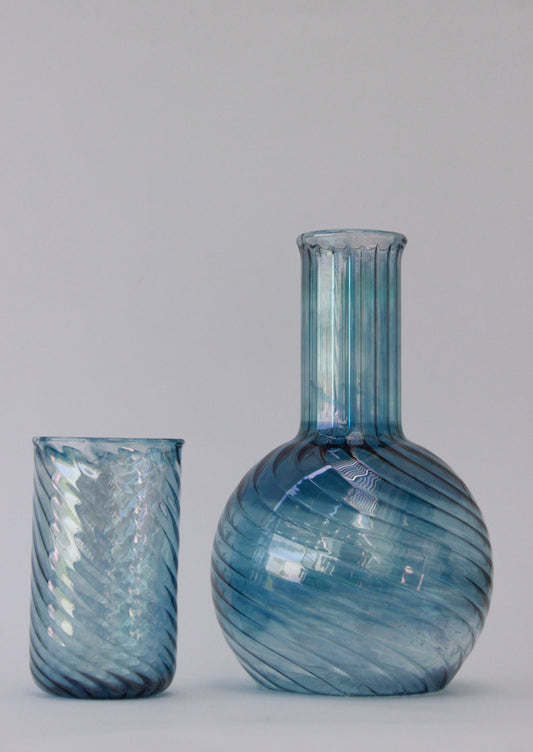 Bed carafe with a glass