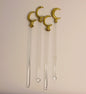 Crescent stir stick